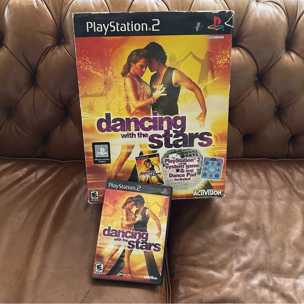 Playstation2 Dance Mat Included! • Dancing w/ the Stars Game Bundle for PS2